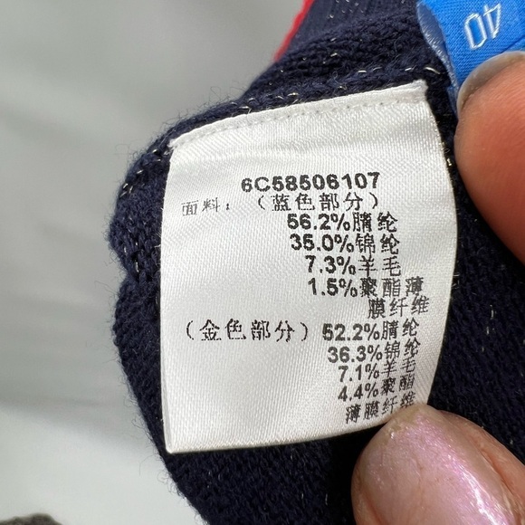 Palster Blue sweater dress with dog Divinus - Picture 4 of 7